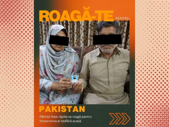 Minoră creștină răpită și forțată să se căsătorească cu un musulman