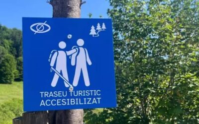 Primul traseu montan pentru nevăzători